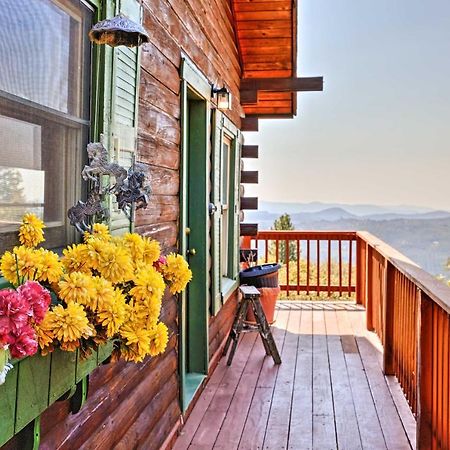 Stunning Log Cabin With Great Views, Firepit, Deck Near Twain Hart Сонора Екстериор снимка