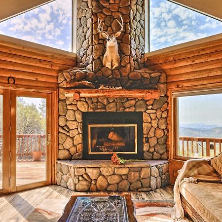 Stunning Log Cabin With Great Views, Firepit, Deck Near Twain Hart Сонора Екстериор снимка