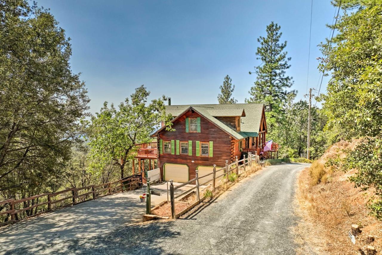 Stunning Log Cabin With Great Views, Firepit, Deck Near Twain Hart Сонора Екстериор снимка
