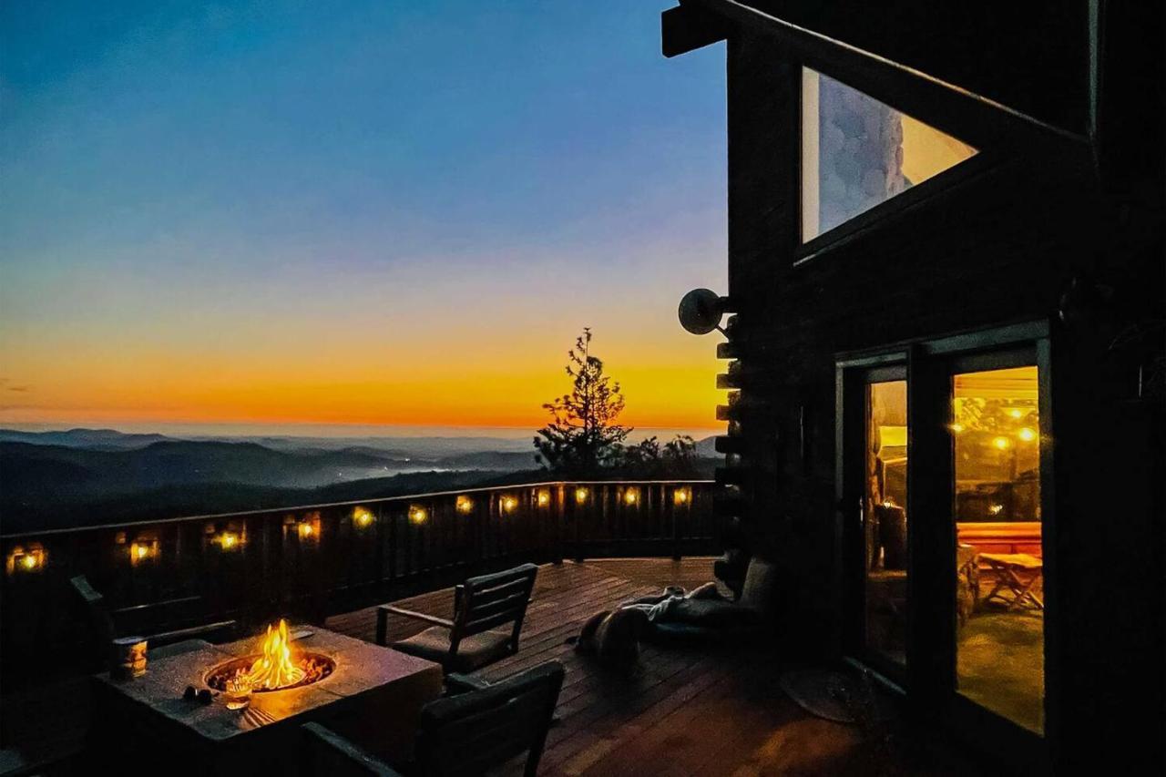 Stunning Log Cabin With Great Views, Firepit, Deck Near Twain Hart Сонора Екстериор снимка