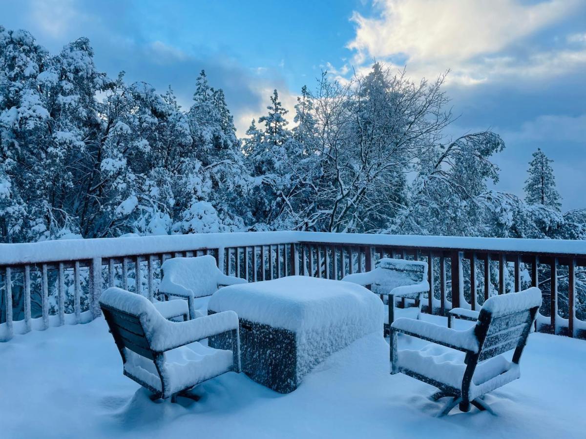 Stunning Log Cabin With Great Views, Firepit, Deck Near Twain Hart Сонора Екстериор снимка