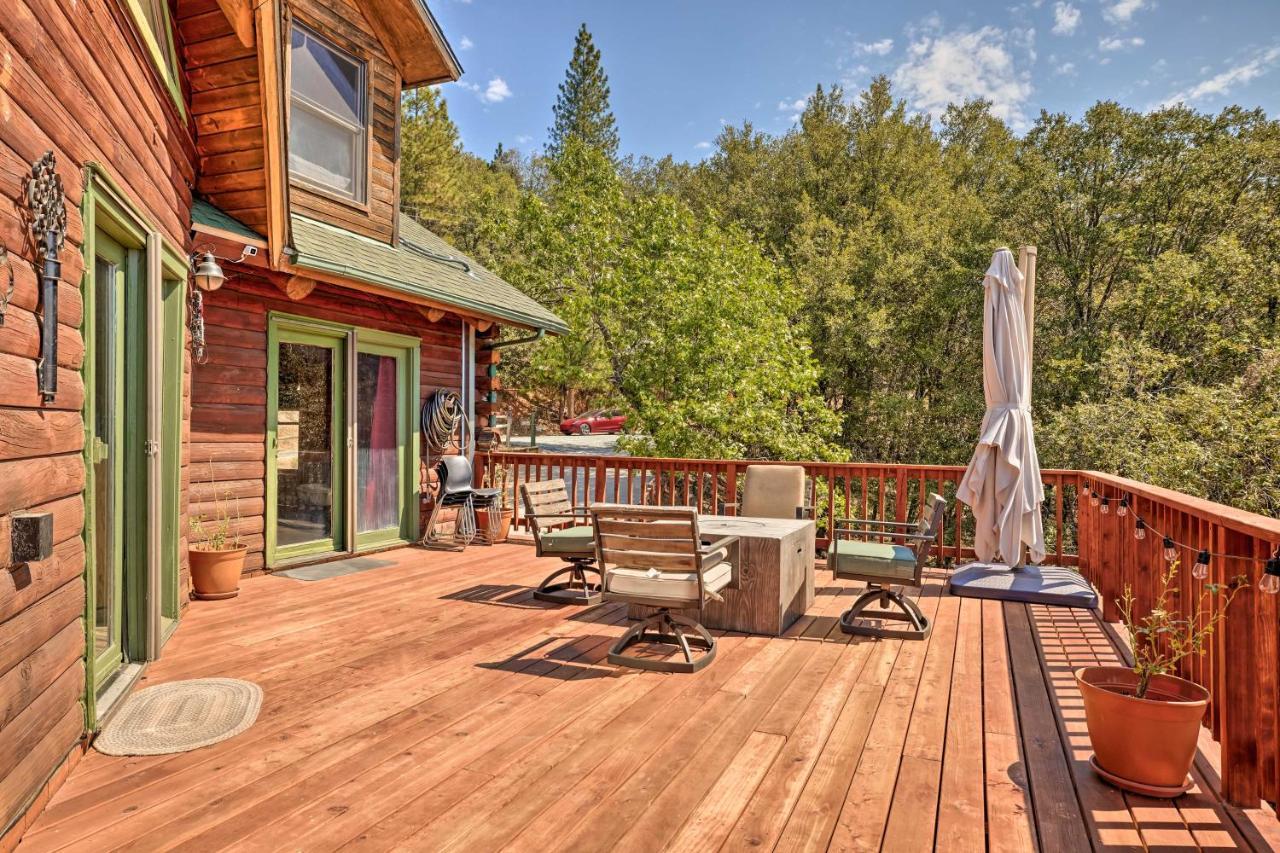 Stunning Log Cabin With Great Views, Firepit, Deck Near Twain Hart Сонора Екстериор снимка