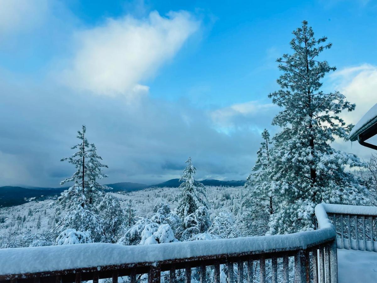 Stunning Log Cabin With Great Views, Firepit, Deck Near Twain Hart Сонора Екстериор снимка