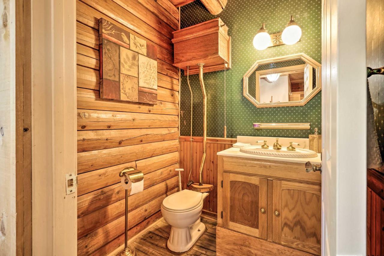 Stunning Log Cabin With Great Views, Firepit, Deck Near Twain Hart Сонора Екстериор снимка